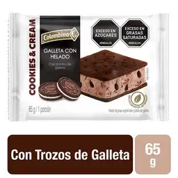 Colombina Galleta con Helado Sabor a Cookies & Cream