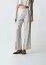 Pantalón Bruna Mujer Crudo Abedul Claro Talla 10 033G355 Naf Naf