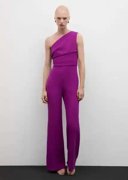 Enterizo Yeah Morado Talla XS Mujer Mango