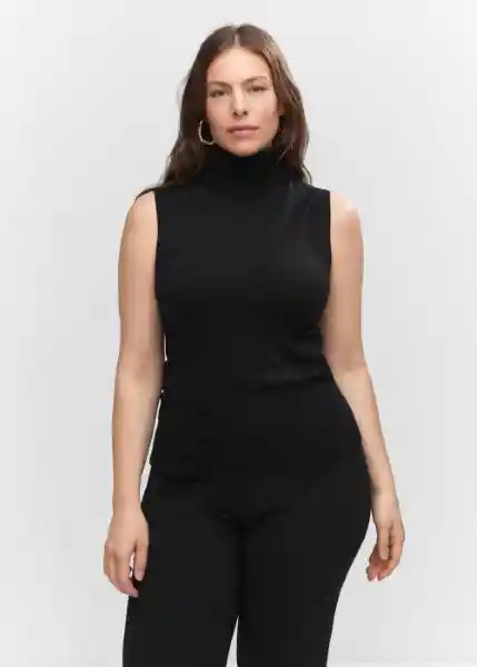 Jersey Almass Negro Talla 24 Mujer Mango