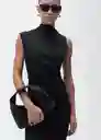 Vestido Bella Negro Talla M Mujer Mango