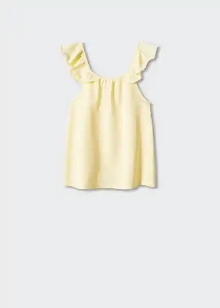 Camiseta Gisele Amarillo Talla 08 Niñas Mango