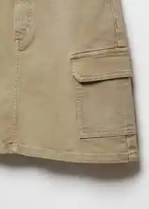 Falda Cargo 1 Khaki Talla 20 Teen Niñas Mango