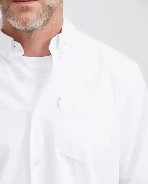 Camisa Dry Soft Manga Larga Blanco 0 Claro Talla M Chevignon
