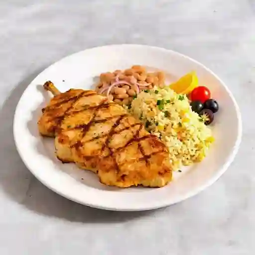 Chuletas Pollo O Cerdo