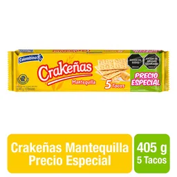 Crakeñas Mantequilla Taco 5pack