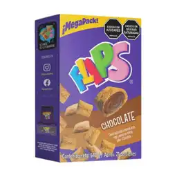 Flips Cereal Relleno Con Sabor a Chocolate