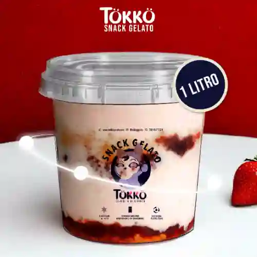 Litro Cheesecake de Fresa