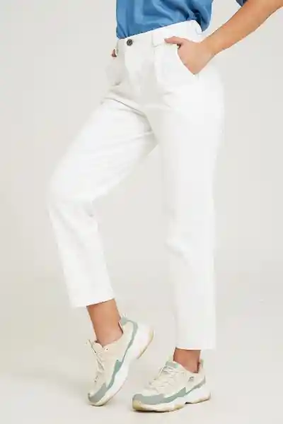 Pantalón Summer Color Blanco Crudo Talla 8 Ragged