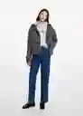Abrigo Alamar Gris Talla 18 Teen Niñas Mango
