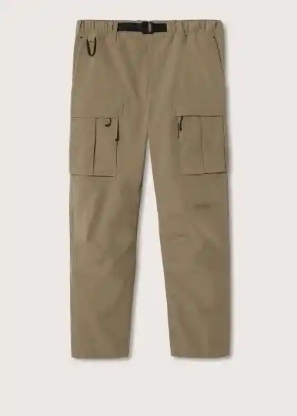 Pantalón Astorgl Beige Talla 46 Hombre Mango