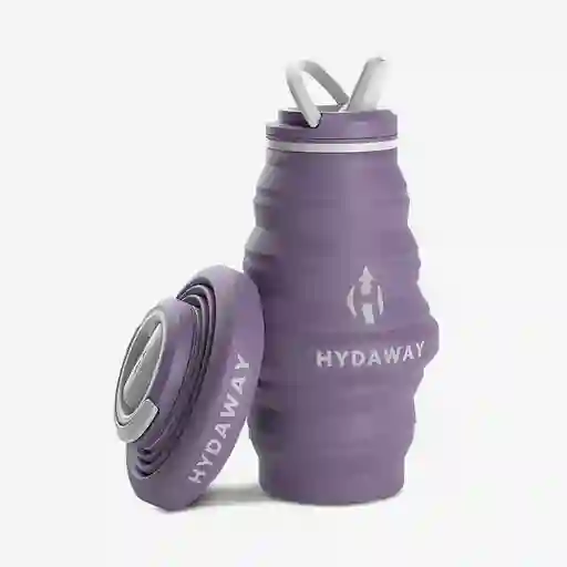 Hydaway Botella Plegable Morado 25 oz