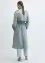 Gabardina Trench Marina Tejano Medio Talla M Mujer Mango