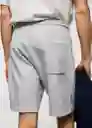 Short Funchal Gris Claro Vigoré Talla S Hombre Mango