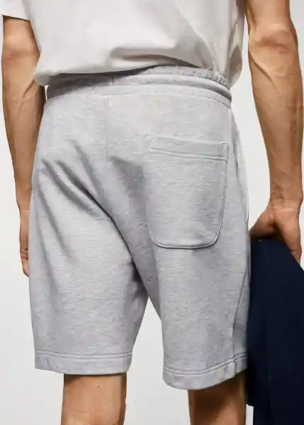 Short Funchal Gris Claro Vigoré Talla S Hombre Mango