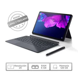 Lenovo Tablet 11" P11 + Teclado + Lápiz Wifi 128 GB RAM 6GB Color Gris