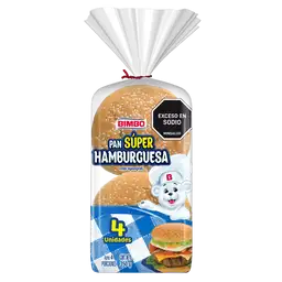 Bimbo Pan Súper Hamburguesa Con Ajonjolí 350 g