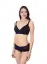 St Even Brasier Triangular Sin Aro en Blonda Negro Talla 38B