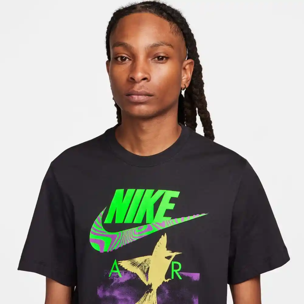 Nike Camiseta u Nstee Brandriff in Air Hombre Negro S