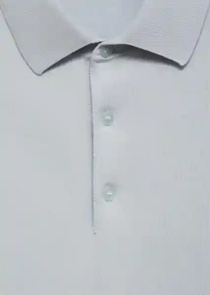 Camiseta Polo Arraona Celeste Talla M Hombre Mango