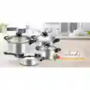  Bateria 7 Piezas  Acero Inoxidable  Home Elements  