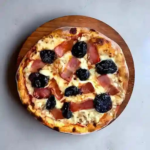 Pizza Bacon-Ciruela