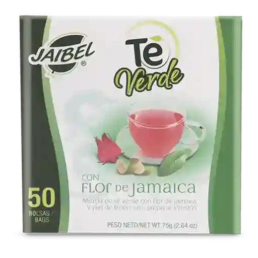 Jaibel té Verde Con Flor de Jamaica