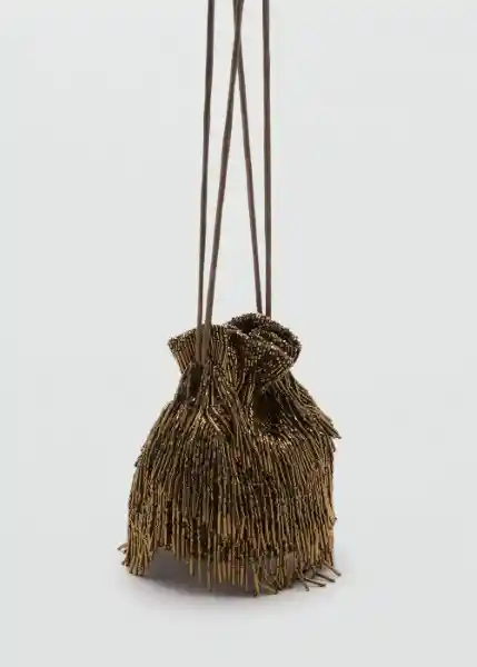 Bolso M Meyes Khaki Talla 99 Mujer Mango