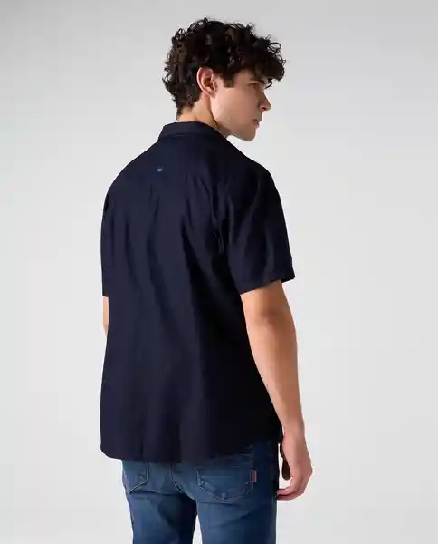 Camisa Hombre Azul Talla S 812G021_AZU194024