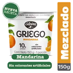 Alpina Yogurt Griego Mezclado con Mandarina