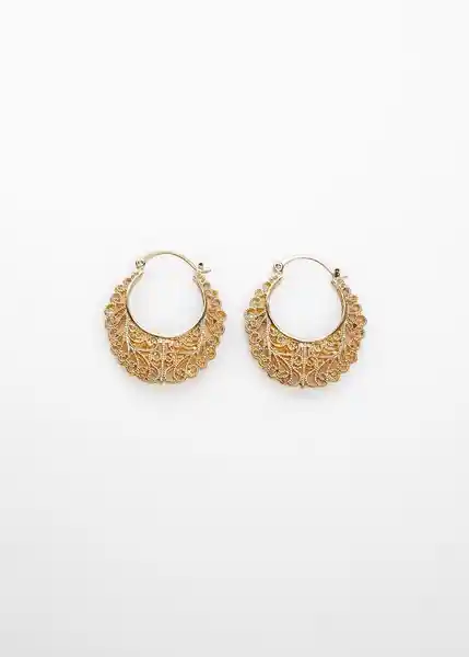 Pendientes Guada Oro Talla 99 Mujer Mango