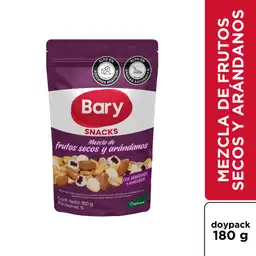 Snack Mix Frutos Secos Bary Frutos Secos y Arándanos 180 g