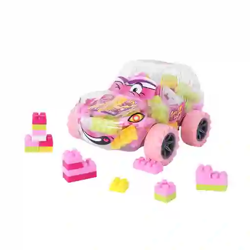 Set Bloques de Construcción Coche Deportivo Rosa Miniso