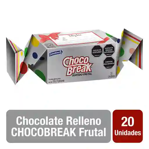 Choco Break Chocolates Rellenos Sabores Surtidos