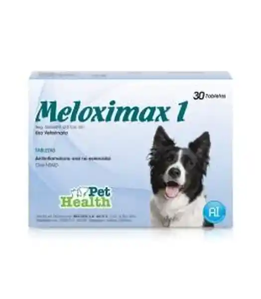 Meloximax 1 Antiinflamatorio Oral Tabletas