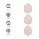 Esponja de Maquillaje Mini Peach Pink Miniso