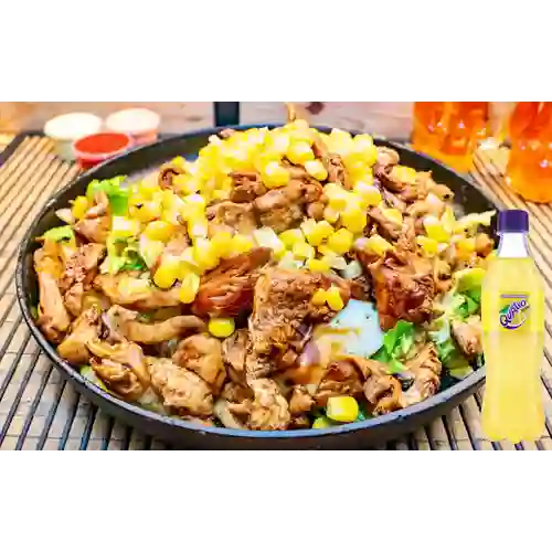 Combo Mazorcada de Pollo + Coca cola 250ml.