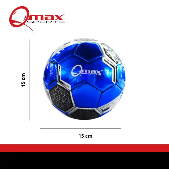 Qmax Balón de Fútbol Metalizado # 2