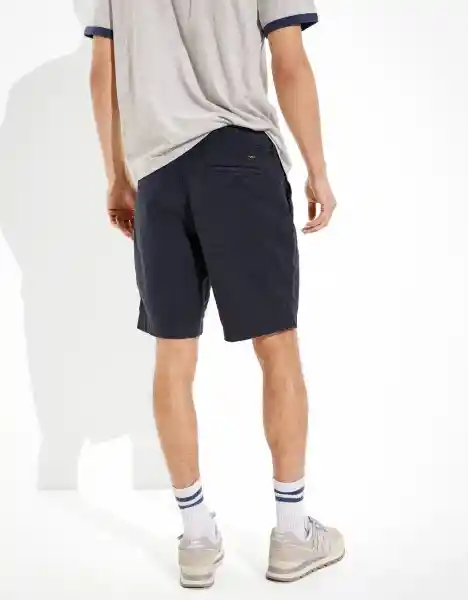 American Eagle Short Flex Lived-In Naval 23 cm Talla 28