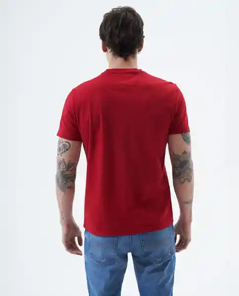 Camiseta Hombre Rojo Talla L 840C000 Americanino