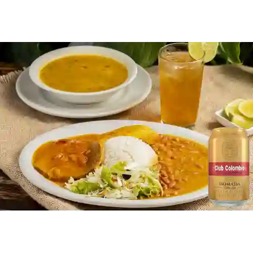 Combo Menú Del Día + Club col. Dorada Lta 330ml