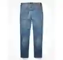 Jean Straight Hombre Azul Talla 38 x 32 American Eagle