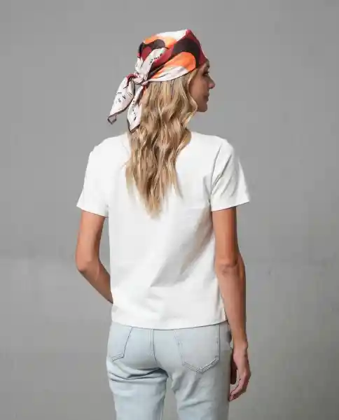 Camiseta Mujer Crudo Talla L 203G018_CRU110104 Rifle