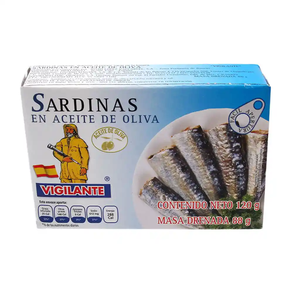 Vigilante Sardinas en Aceite de Oliva