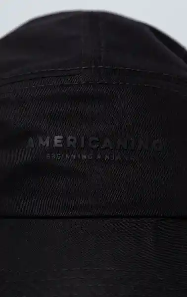 Gorra Unisex Negro Talla M 752G512_NEG190303 Americanino