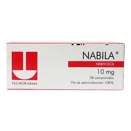 Nabila 10 Mg X 28 Tabletas Nebivolol