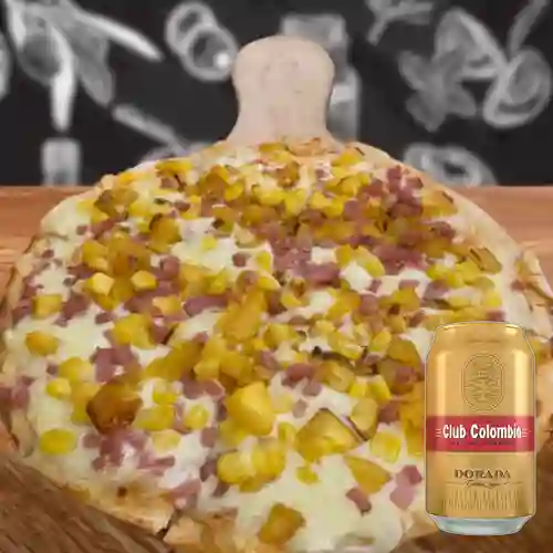 Combo Maduro Tocineta&Maíz + Club Col. Dorada Lata 330ml