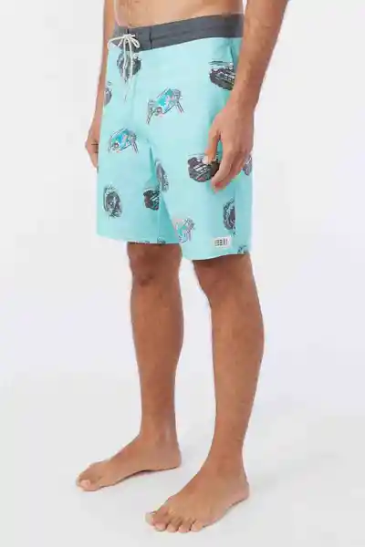Pantaloneta Cruzer Rail Rail 19 Hombre Turquoise T. 36 Oneill