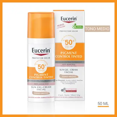 Eucerin Bloqueador Facial Anti-Pigmento Tono Medio FPS 50
