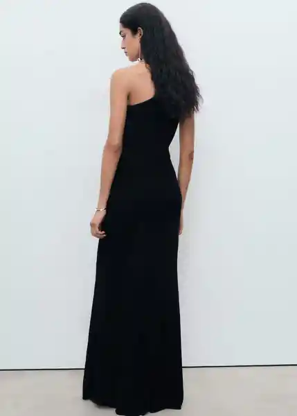 Vestido Asim Negro Talla S Mujer Mango